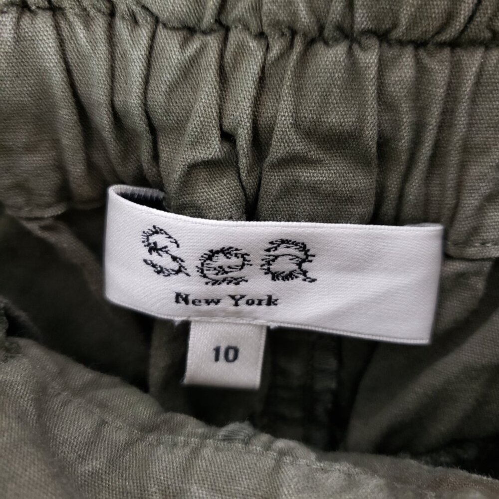 Sea New York Olive Green Cropped Pants - Picture 5 of 15